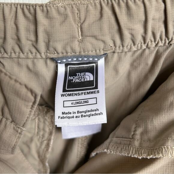 The North Face Dark Khaki Nylon Women’s Cargo Shorts - Picture 5 of 6